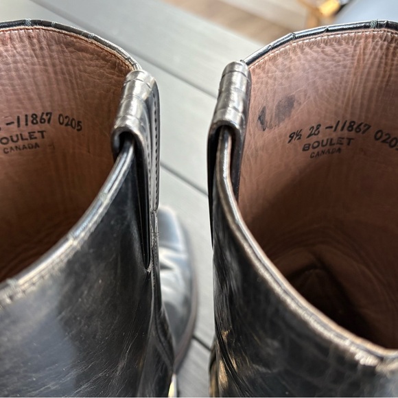 Authentic Boulet Motorcycle Boots Men’s Sz 9 1/2 - Picture 2 of 5